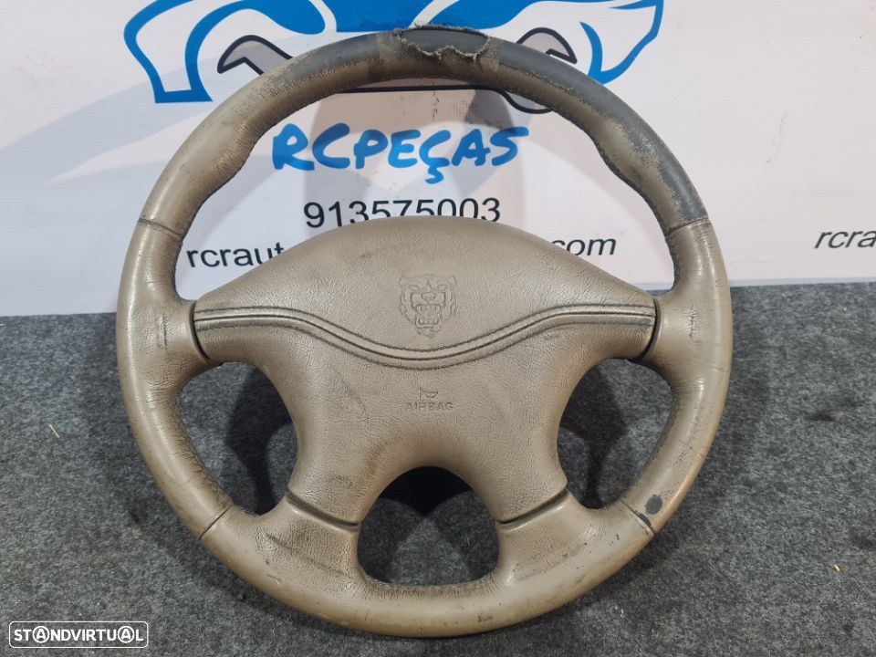 VOLANTE GUIADOR COMPLETO JAGUAR STYPE II 2 MK2 S TYPE S TYPE S-TYPE X200 PELE AIRBAG