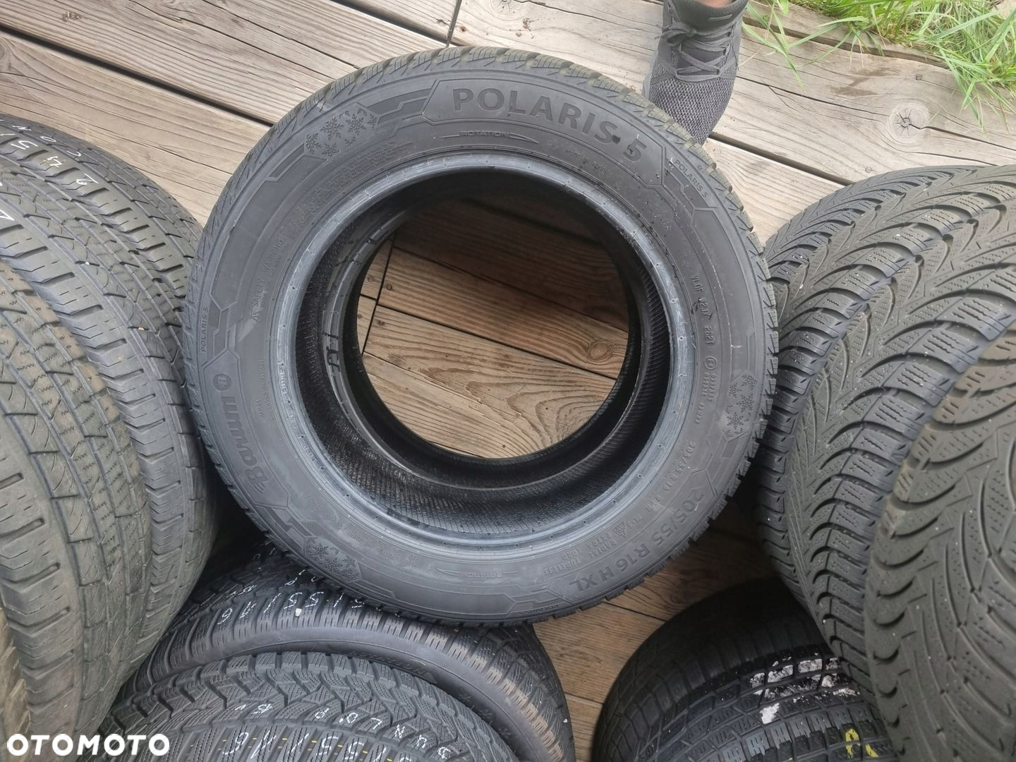 Opona zimowa Barum Polaris 5 205/55R16 94H 2021r,6,5/6mm bdb stan - 10