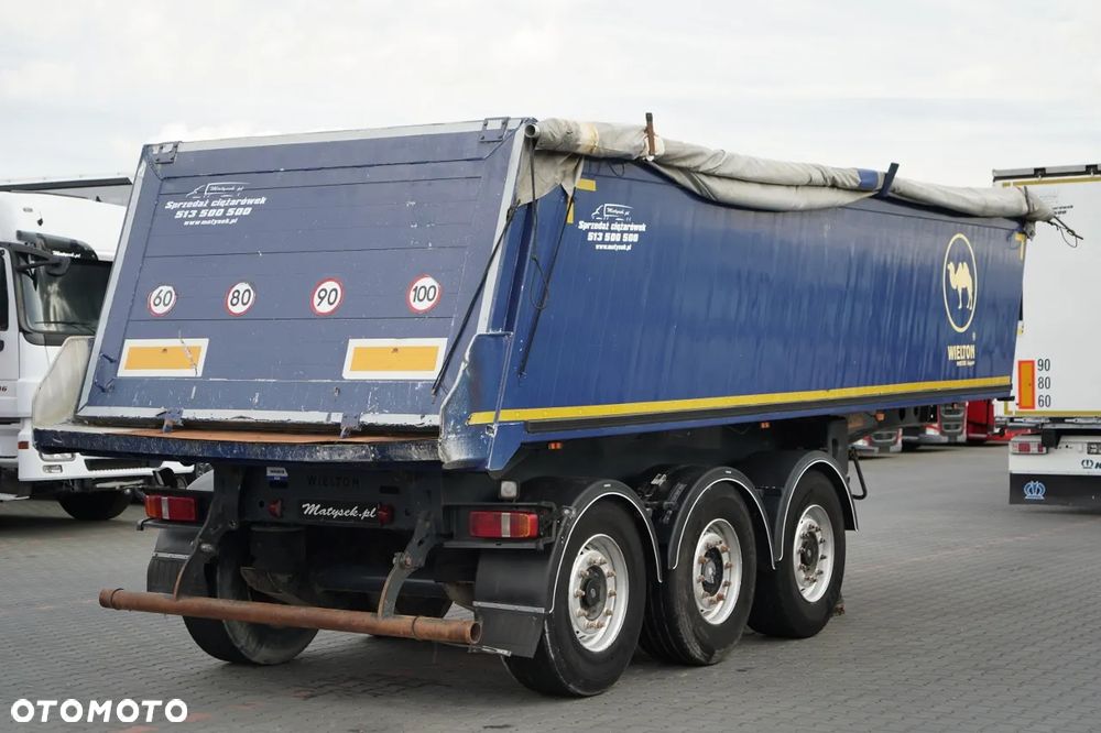 Wielton WYWROTKA / 24 M3 /  ALUMINIOWA / OŚ PODNOSZONA / OSIE SAF / PO KONTRAKCIE SERWISOWYM - 6