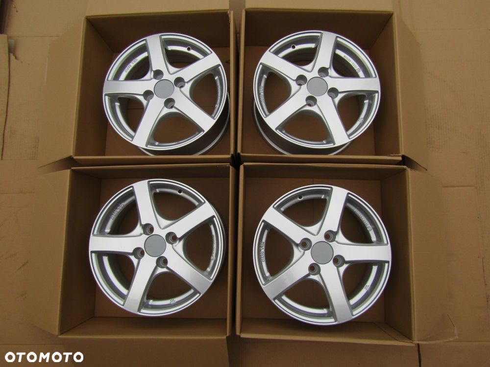 4x NOWE Felgi 14 VW UP Seat Mii Skoda Citigo Hyundai i10 i20 Atos Accent Getz Kia Picanto Peugeot 107 108 Citroen C1 I II Toyota Aygo Yaris Suzuki Ignis Swift Baleno - 3