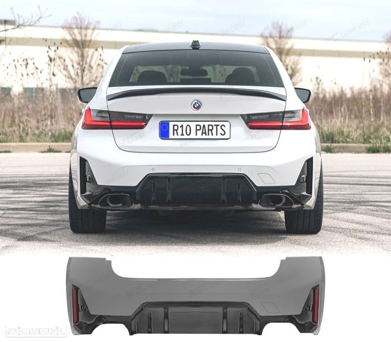 PÁRA-CHOQUES TRASEIRO BMW G20 LCI 23- LOOK M TECH PDC - 1