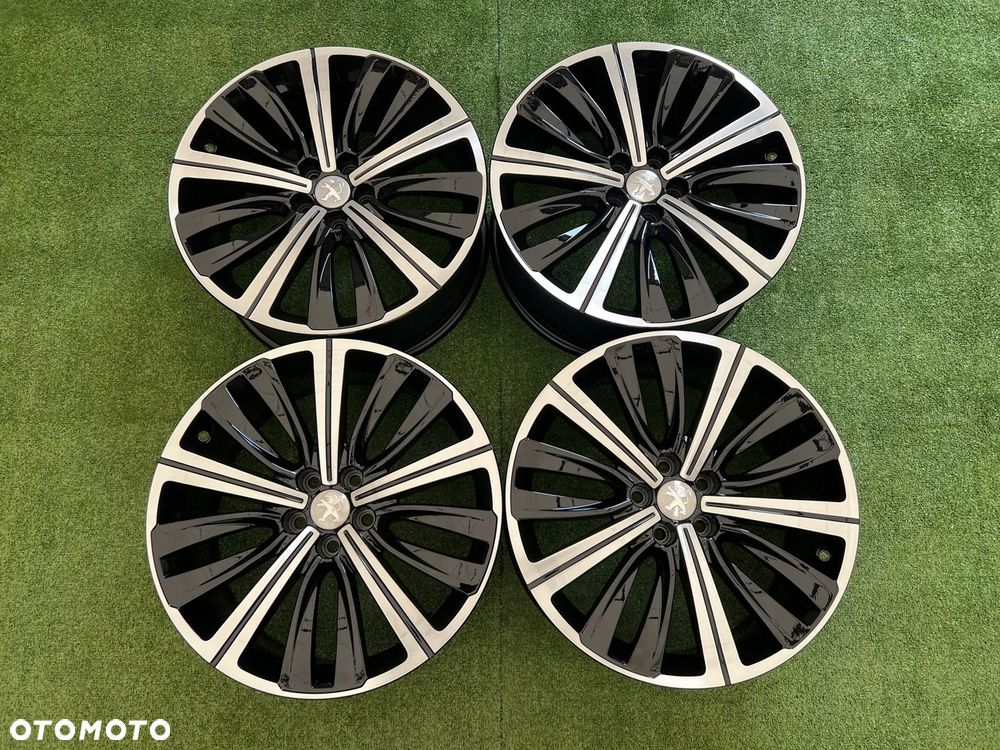 KOMPLET FELG FELGI ALU PEUGEOT 308 508 GT LINE 19 5X108 ET42 ORYGINALNE - 3