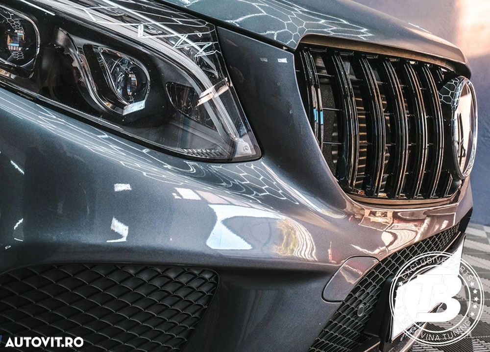 Grila compatibila cu Mercedes GLE Coupe C292 SUV W166 GT Design - 12