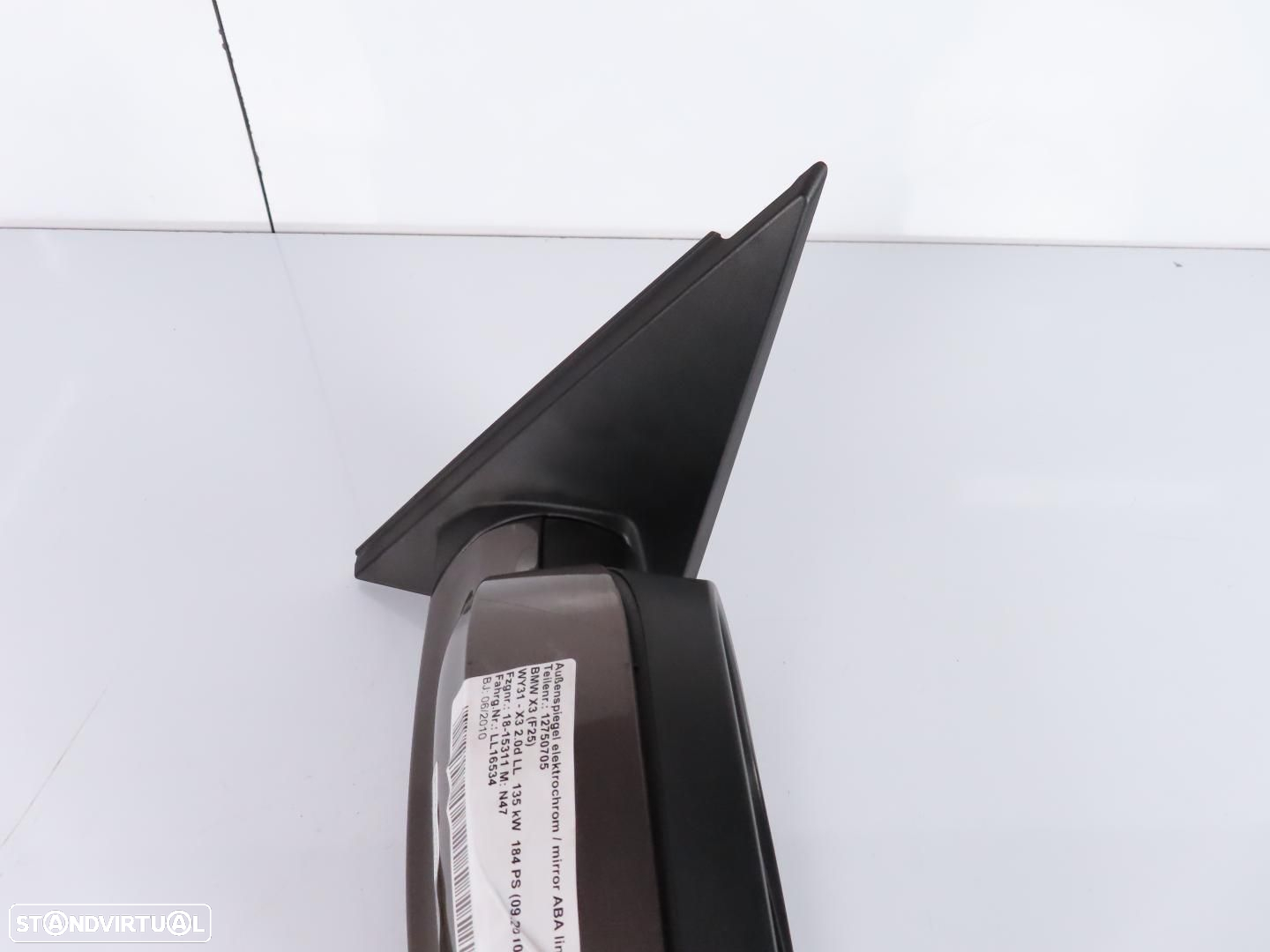Retrovisor / Espelho Completo Esquerdo Usado / Original BMW X3 (F25) 51167264121 - 2