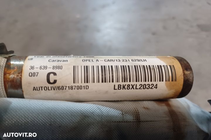 Airbag cortina stanga 13231629 Opel Astra H [facelift] [2005 - 2015] - 4