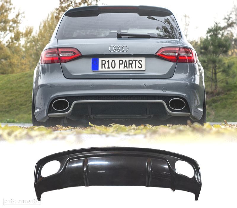 DIFUSOR AUDI A4 B8 S4 11-15 LOOK RS4 - 1