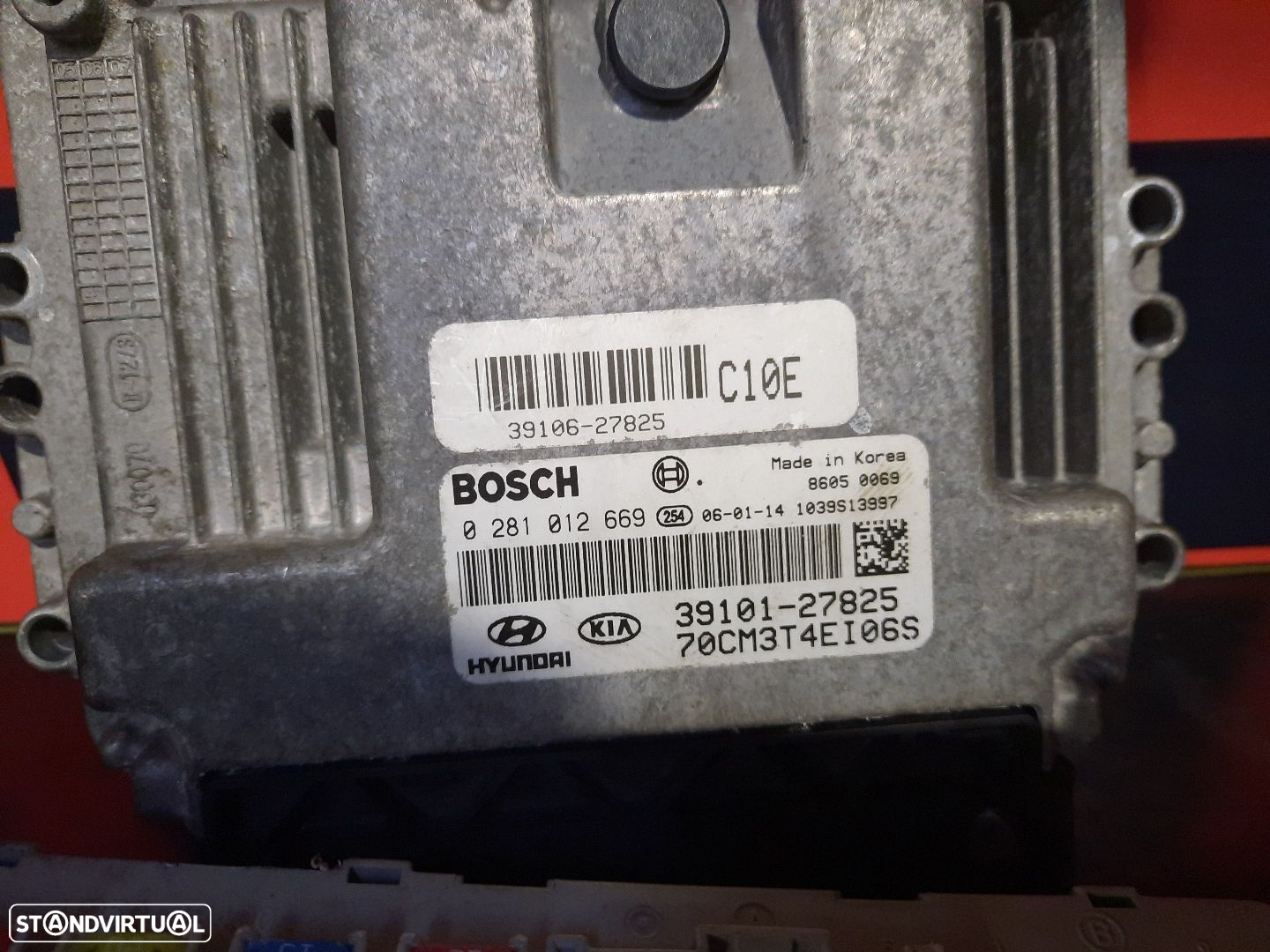 Conjunto Centralina Motor + Ignição Hyundai Santa Fé Ii (Cm) - 2