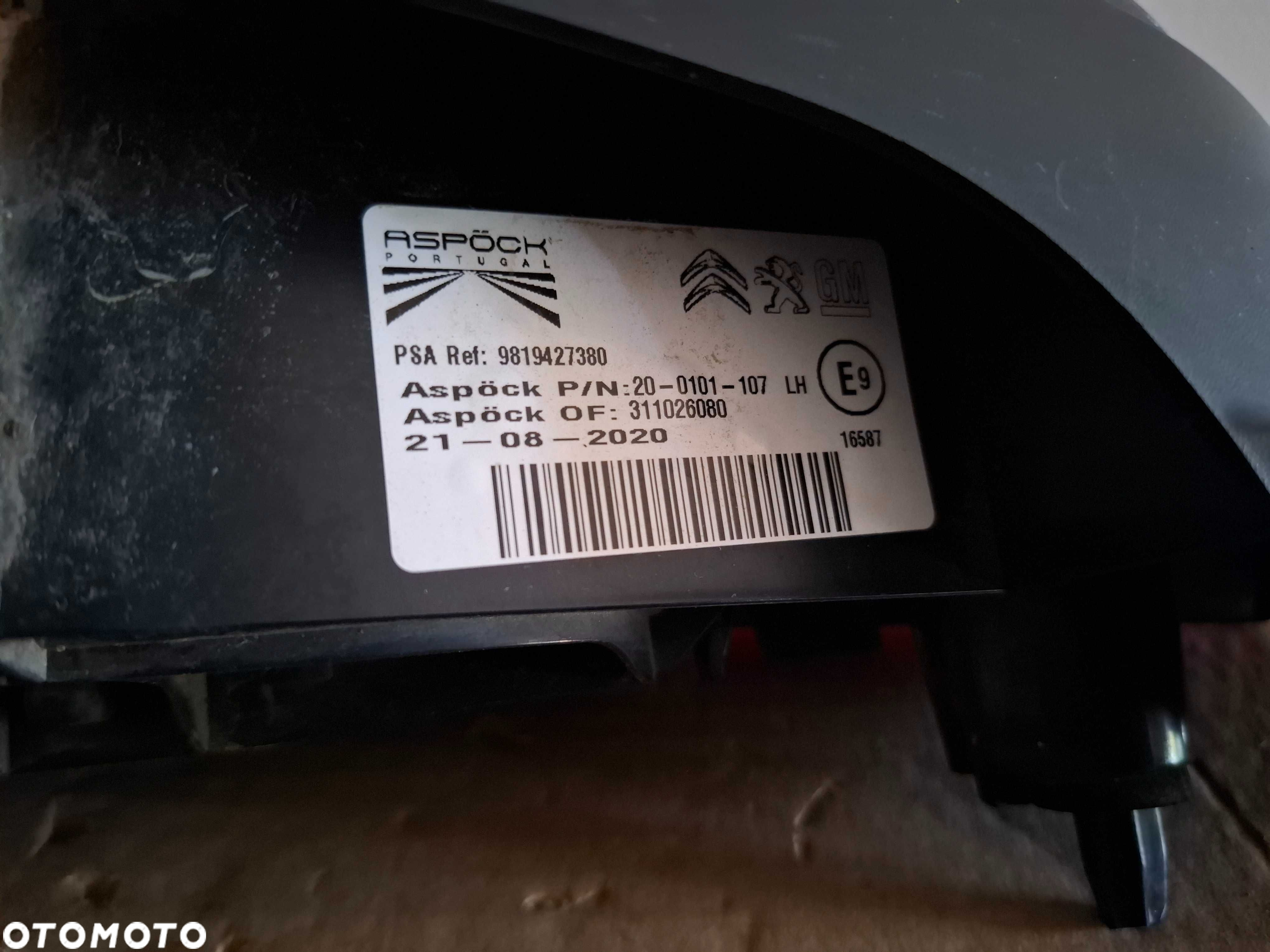 Lampa Lewy Tył Citroen Berlingo IV Generacji Peugeot Rifter EUROPA - 7