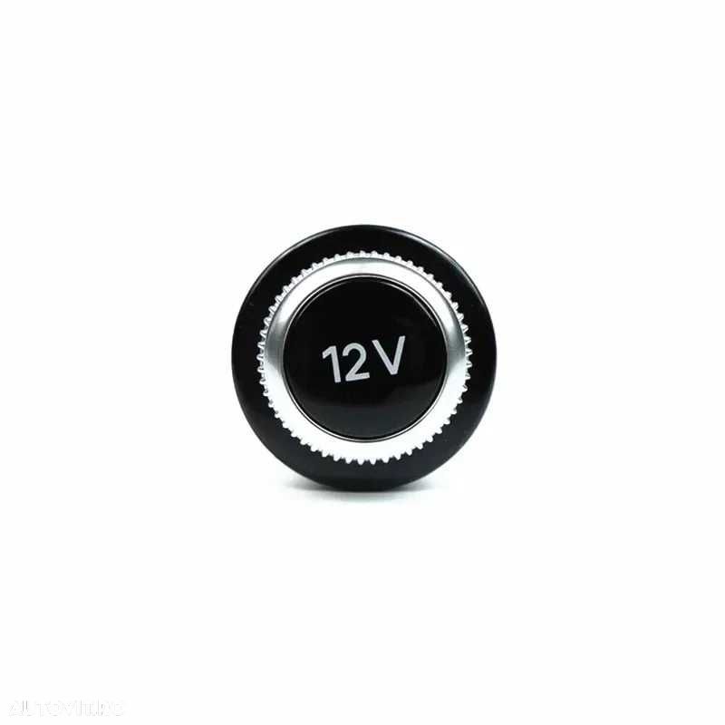 Capac Priza Bricheta Auto Model Cromat 12V Universal BMW Audi VW Seat - 4