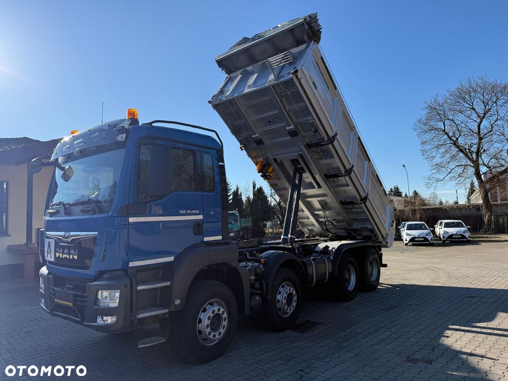 MAN 35.460 TGS wywrotka 8x4, 3-str. MEILLER, BORDMATIC, 250 t.km., TOP! - 7