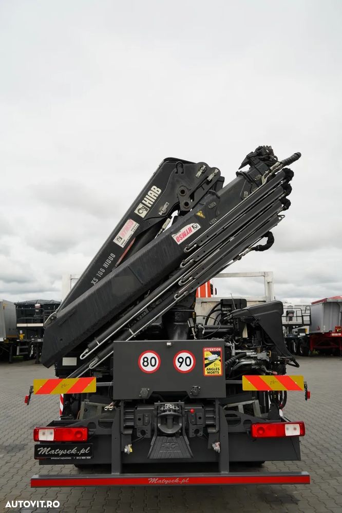 Renault K 380 / 6X4 / LIVRARE 6,2 M / + HIAB 166 ES-4 / CAPACITATE MAXIMĂ DE RIDICARE 6.500 KG / ATINGEREA 12,3 M / ROTATOARE / RADIOCOMANDĂ / IMPORTAT - 17