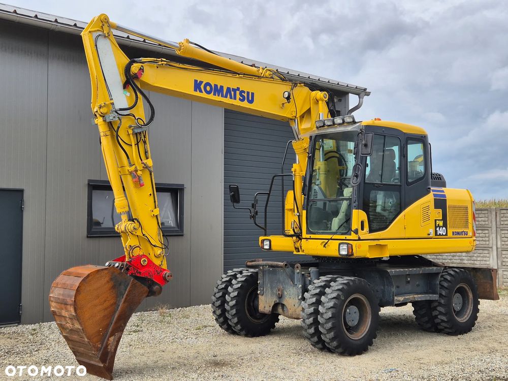 Komatsu PW 140-7 Z NIEMIEC TYLKO 9063 MTH,CENTRALNE SMAROWANIE.148,160,180. - 12