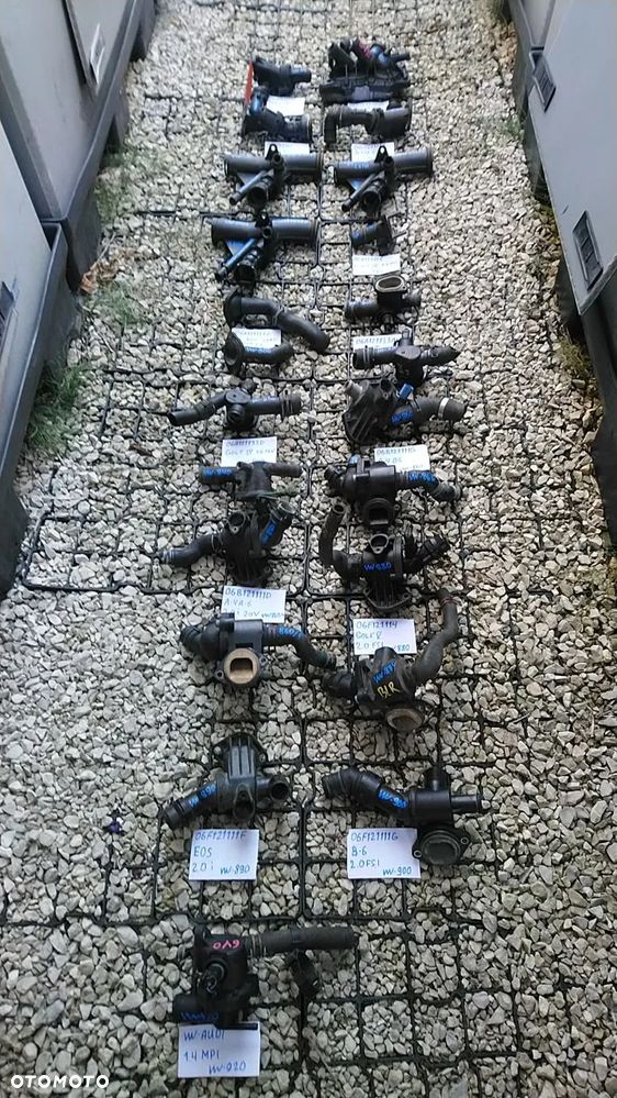 VOLKSWAGEN AUDI SEAT SKODA TERMOSTAT KRÓCIEC WODNY POMPA WODY - 15