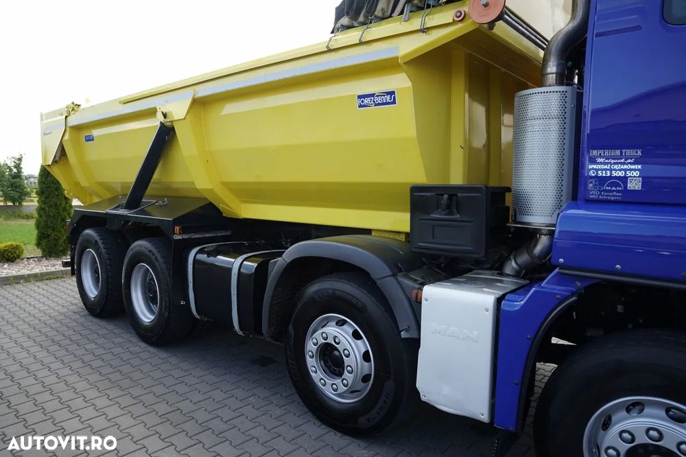MAN TGS 35.460 / 8x4 / REAR TIPPER / HYDRAULIC FLAP / NAVI / AUTOMATIC - 23