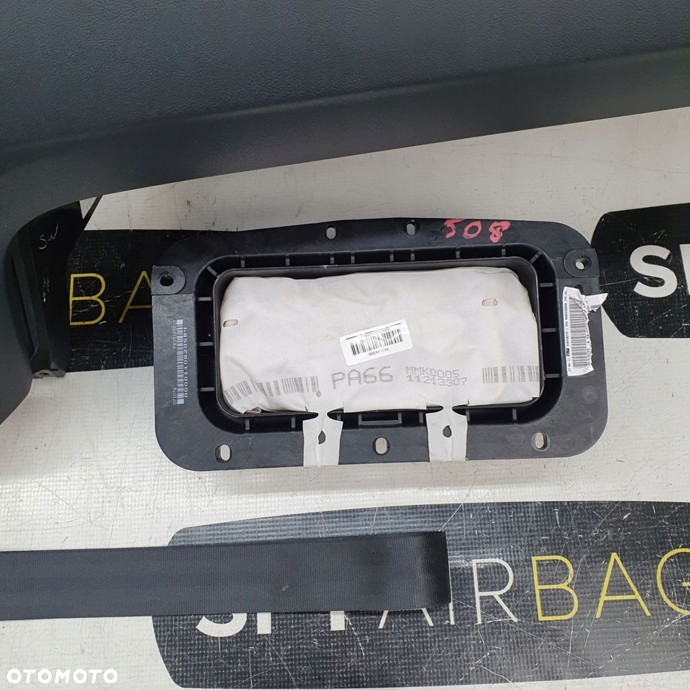 PEUGEOT 508 JBL DESKA ROZDZIELCZA KONSOLA KOKPIT PULPIT PODUSZKI AIRBAG AIR BAG PASY KIT SET - 6