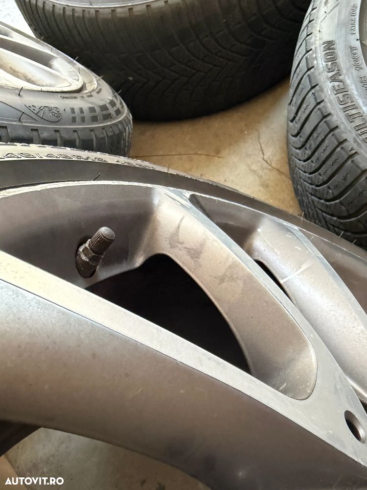 Jante Mercedes E class W213 cu anvelope iarna 245-45-18 senzori presiune - 5