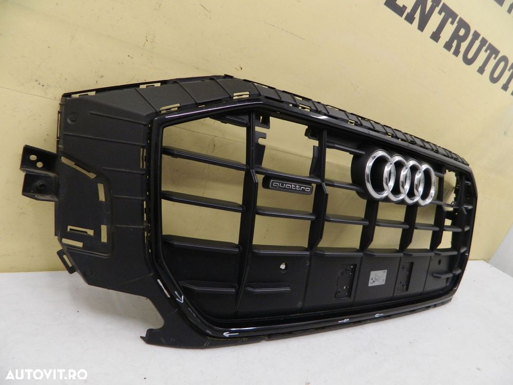 Grila radiator Audi Q8 S-Line facelift,  2019, 2020, 2021, 2022, 2023, cod origine 4M8853651D. - 4