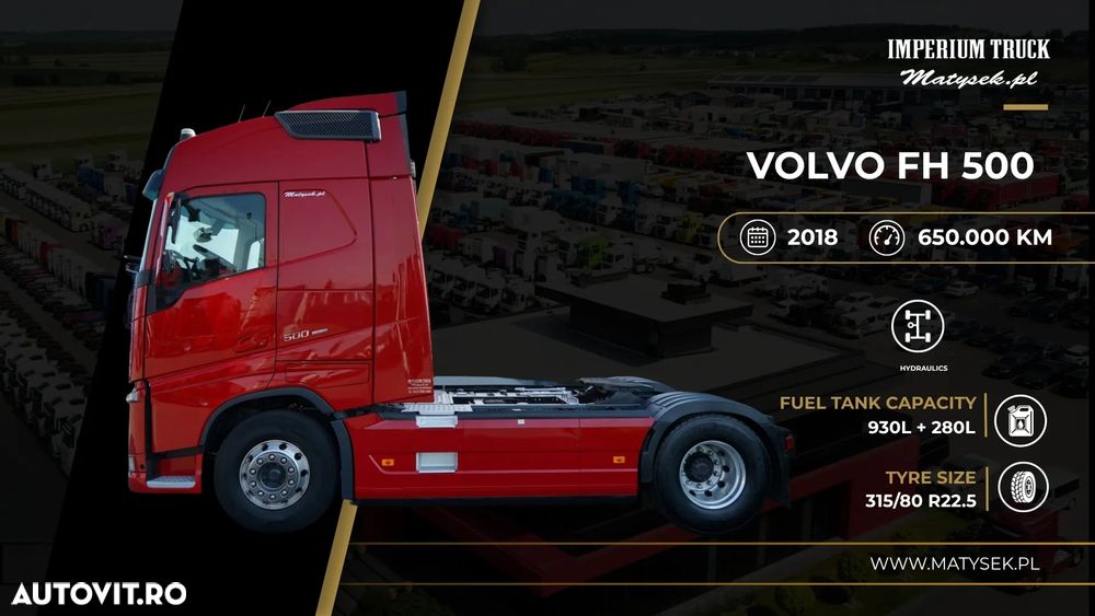 Volvo FH 500 / SISTEM HIDRAULIC / I-SHIFT / JANTE DIN ALIAJ / EURO 6 - 3