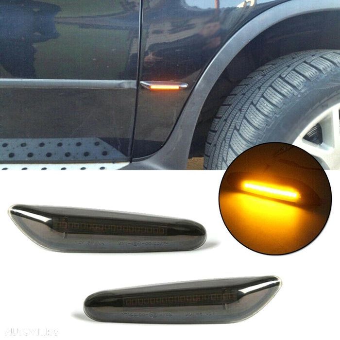 Set 2 semnalizari dinamice LED BMW: E46, E36, E90, E60, E87, etc. - 4
