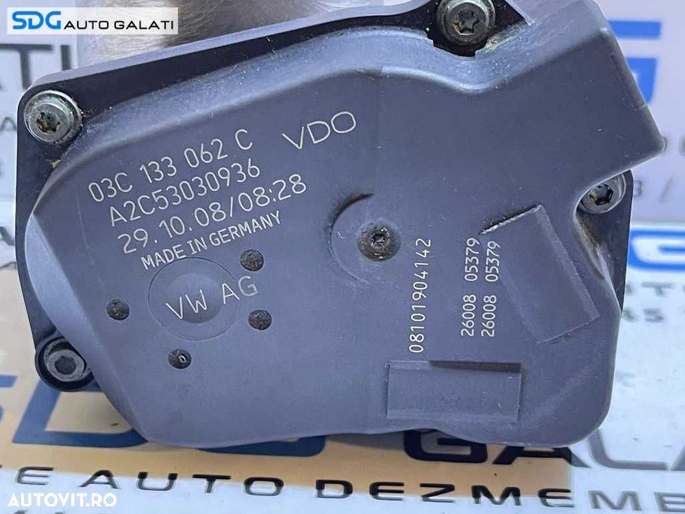 Clapeta Acceleratie VW Golf 5 1.4 BUD 2004 - 2008 Cod 03C133062C A2C53030936 [D0567] - 5
