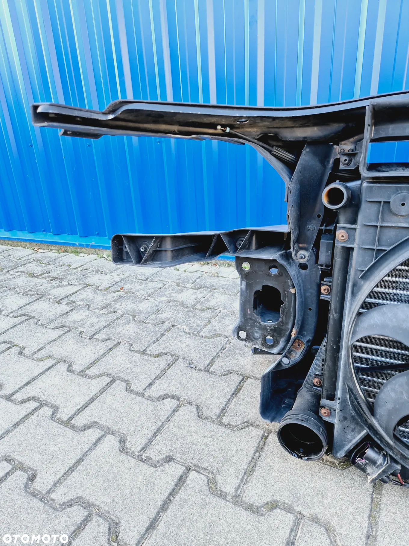 KOMPLETNY PAS PRZEDNI CHŁODNICE + BELKA ZDERZAKA + WENTYLATORY VW PASSAT B6 2.0 TDI - 16