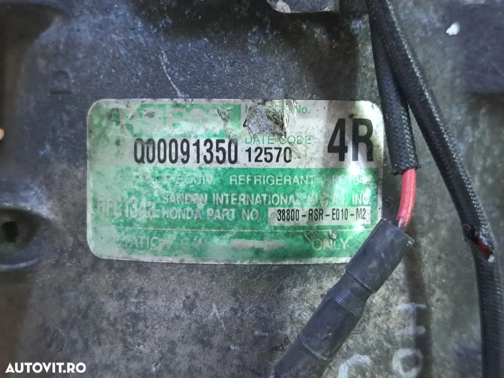 Compresor clima ac aer conditionat Sanden Original Honda Civic 1.8l cod motor R18A 2006-2011 - 2