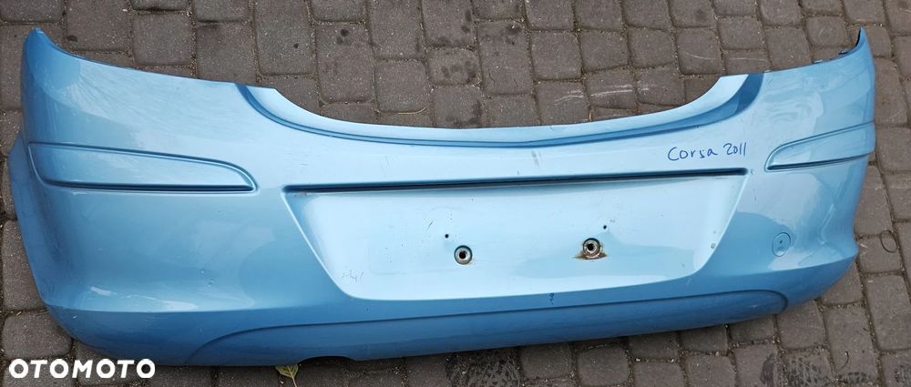Opel Corsa D zderzak tył tylny - 1