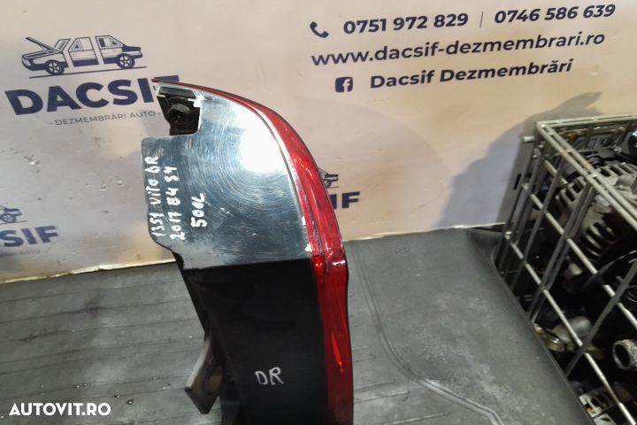 Lampa / Tripla stop dreapta pe aripa 191014 191014 Mercedes-Benz Vito - 2