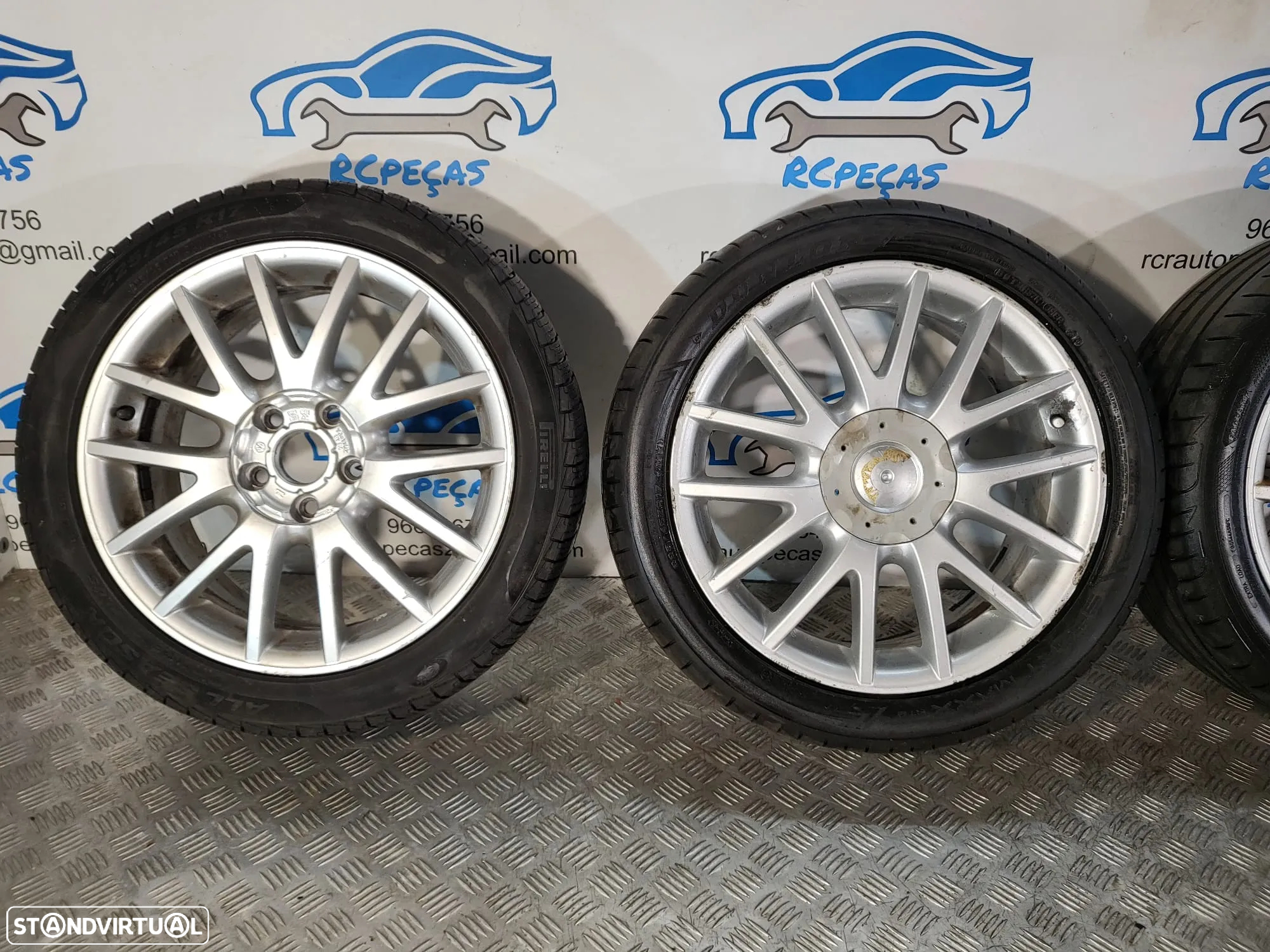 Conjunto Jantes 17 Originais VW Golf 5 Jetta 7J ET54 5x112 1K0601025AN - 5