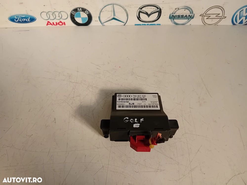 Modul Can Gateway Vw Golf 6 VI Jetta Touran Seat Skoda Cod 7N0907530 1K0907951 An 2008-2013 - 3