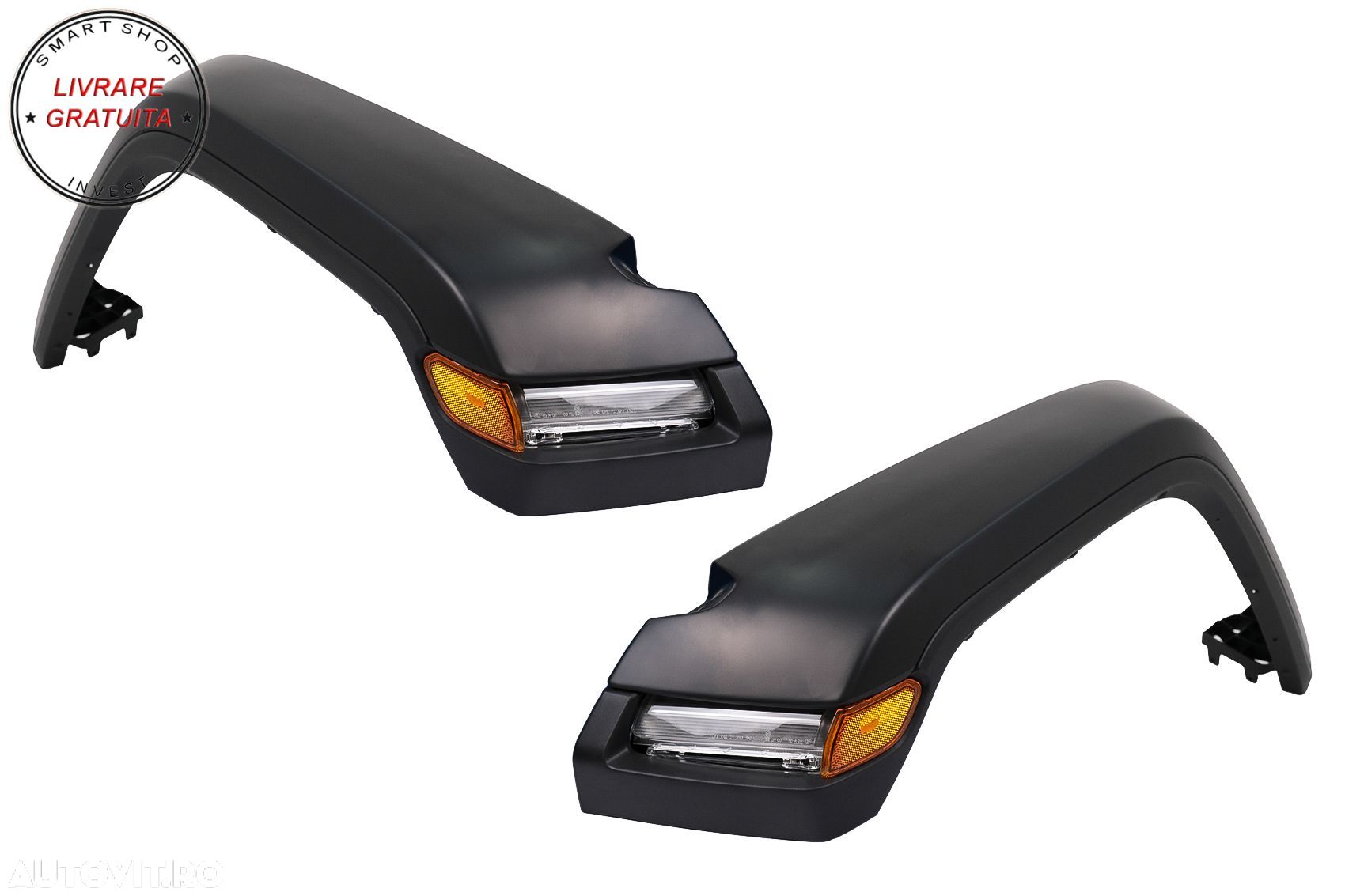 Extensii Aripi Fata Jeep Wrangler JL (2018-2024) Semnal Dinamic- livrare gratuita - 1