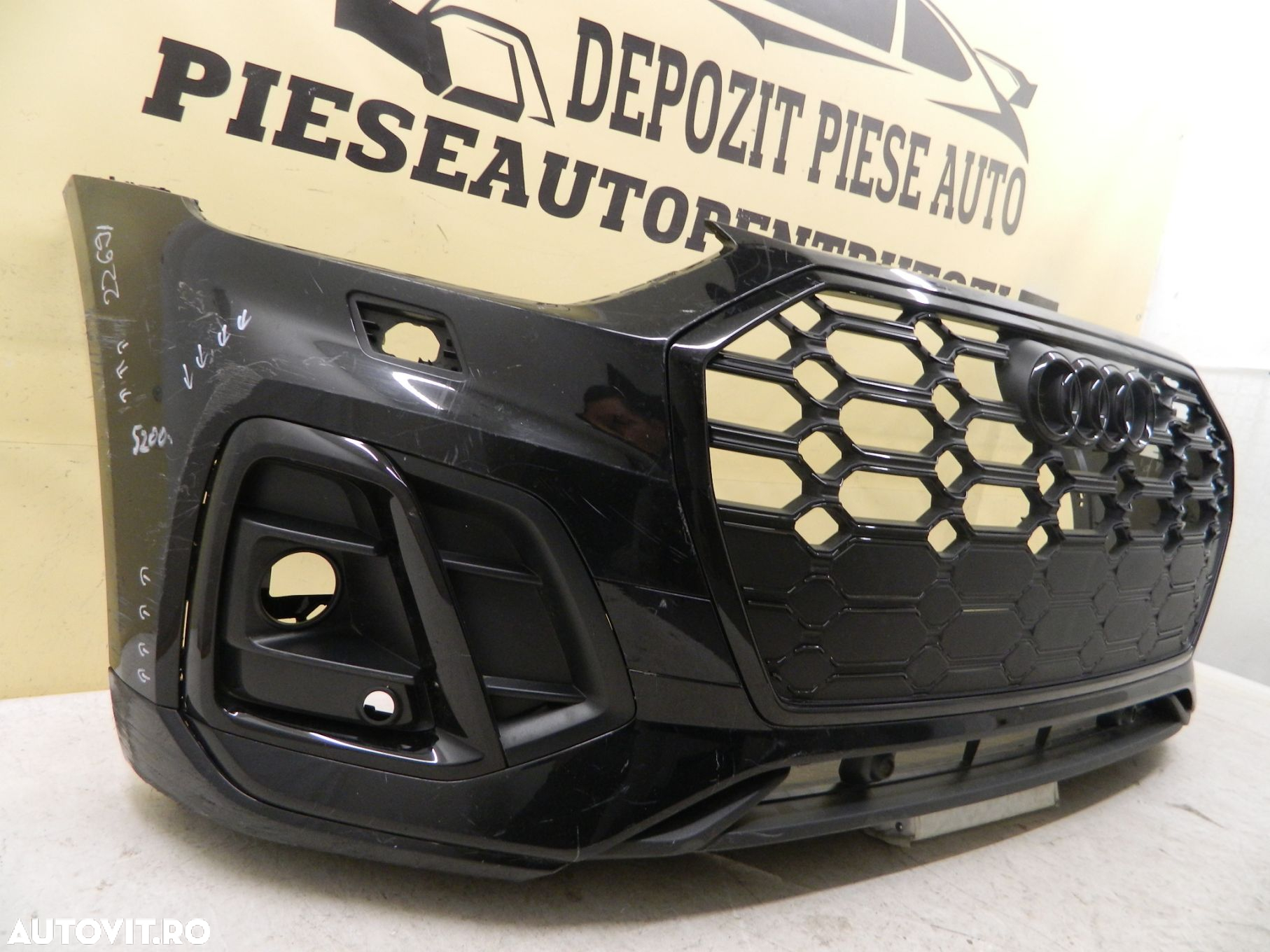 Bara fata Audi Q5 S-Line, SQ5, 2020, 2021, 2022, 2023, Cod origine  80A807437P. - 3