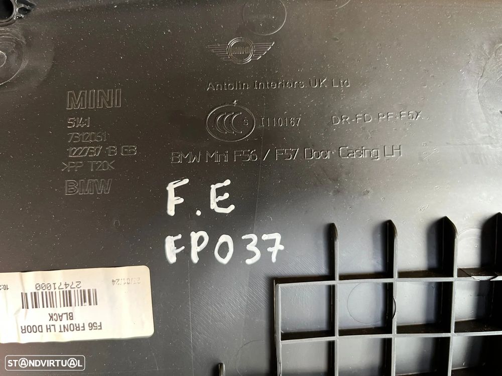 Mini Cooper F56 F57 - FORRO PORTA FRENTE ESQUERDA - FP037 - 5