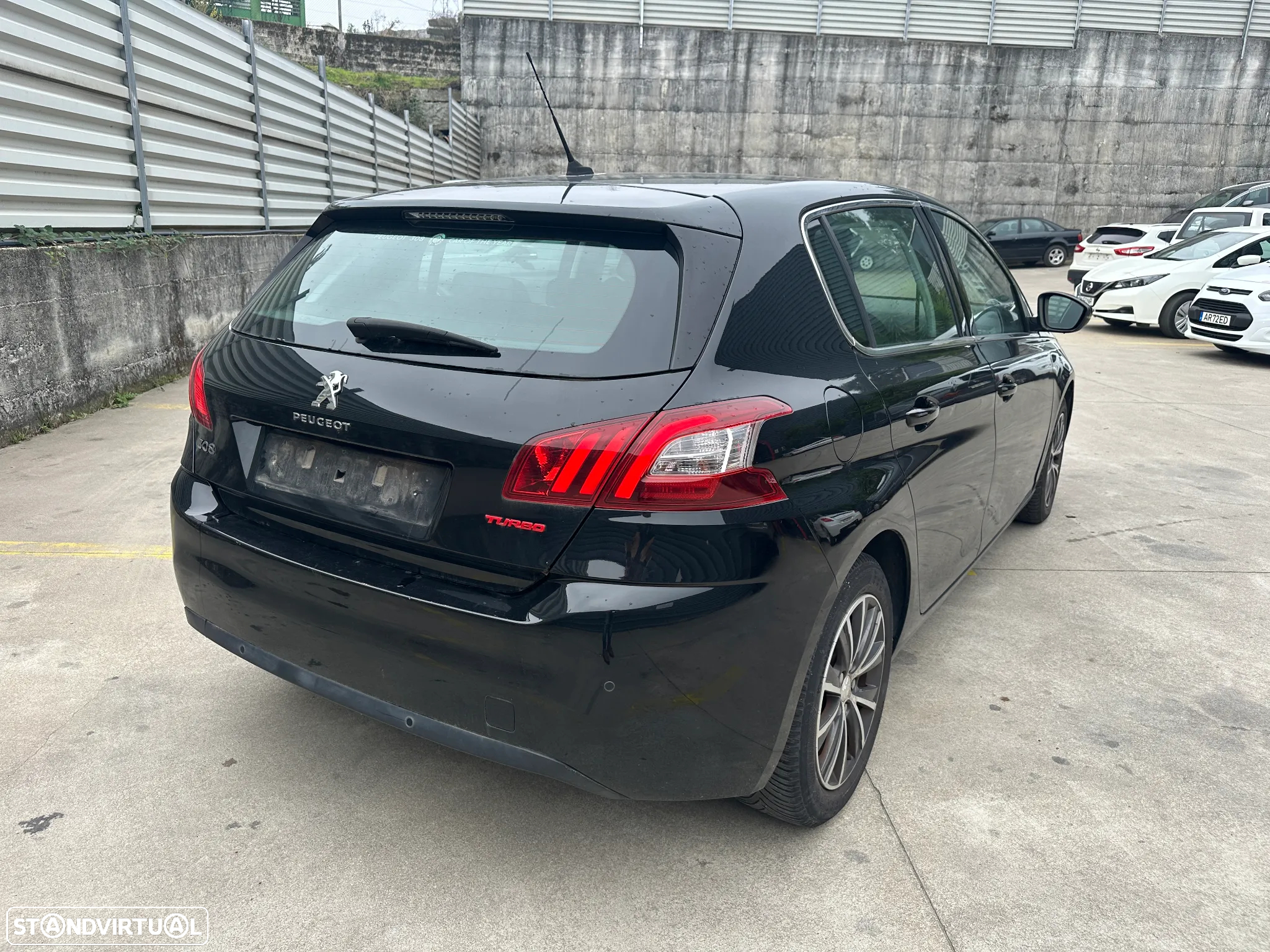 PEUGEOT 308 1.2 PURETECH 130 CV ALLURE (FULL LED) ANO 2015 EM CENTRO DE ABATE - 4