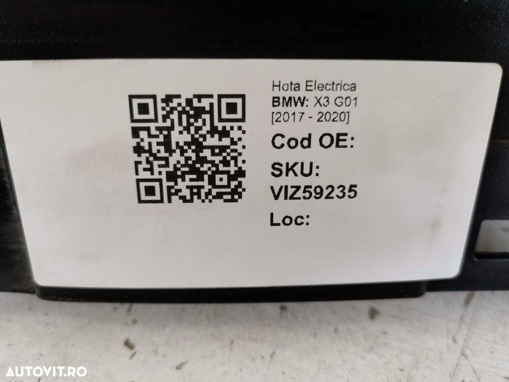 Grilaa Hota Electrica BMW X3 G01 2017 2018 2019 2020 Originala In Star - 8