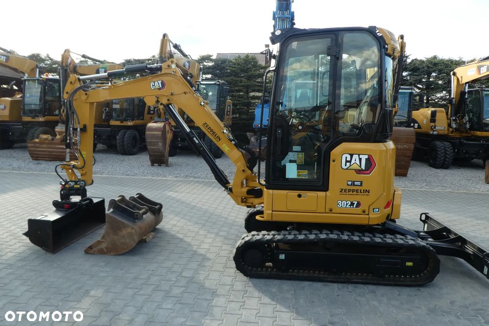 Caterpillar 302.7 PAWERTILT TRZY ŁYŻKI - 2