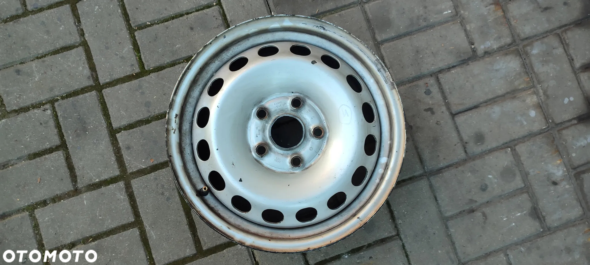 FELGI STALOWE 5x112 6Jx15 CALI ET47 2K0601027B VW CADDY GOLF VI VII PLUS TOURAN 4 SZTUKI KOMPLET - 5