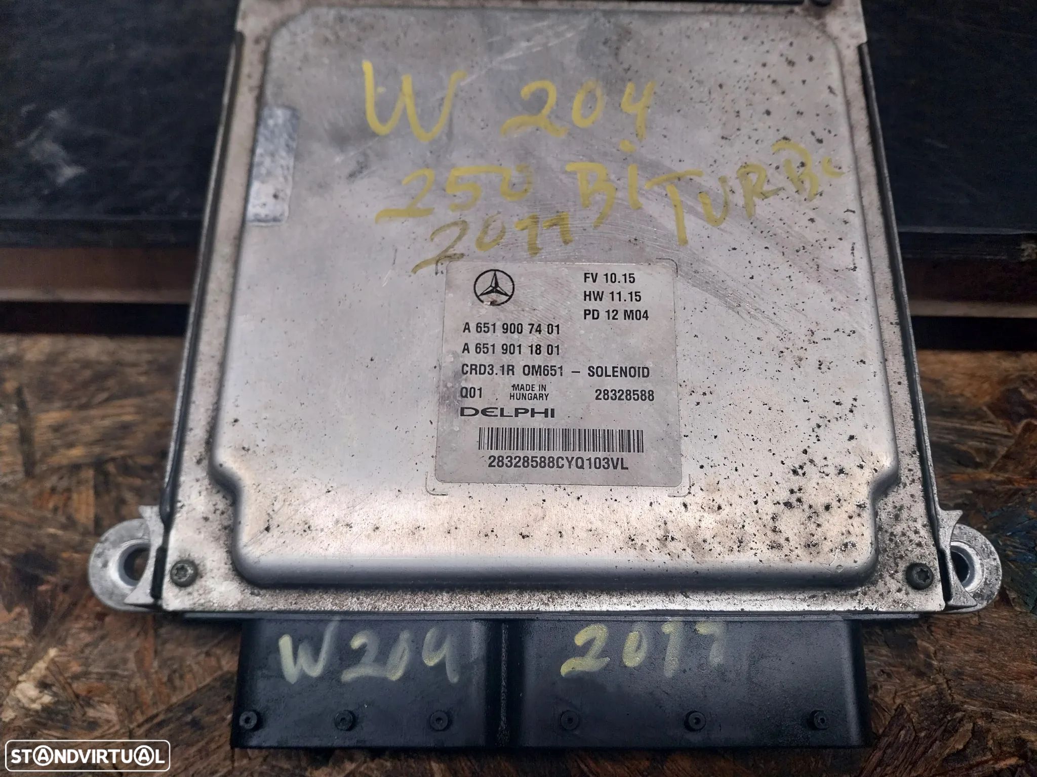 Centralina motor Mercedes W204 Ref: A 6519007401 - 1