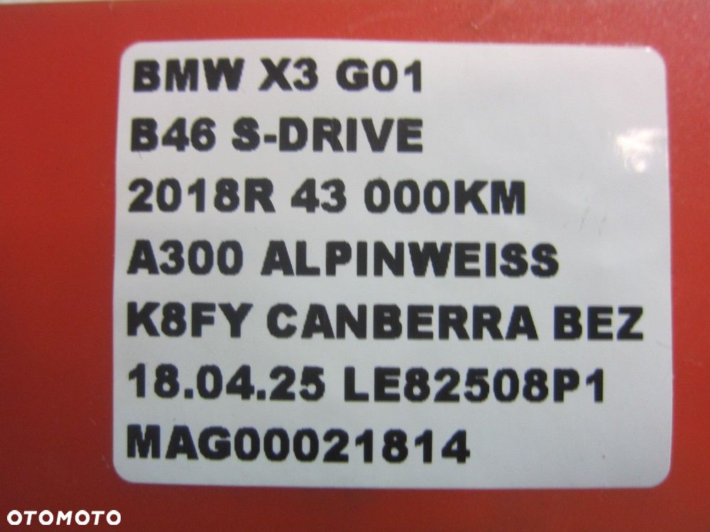 BMW X3 G01 B46 3.0 9896817 24008689731 SKRZYNIA BIEGÓW AUTOMATYCZNA AUTOMAT - 12