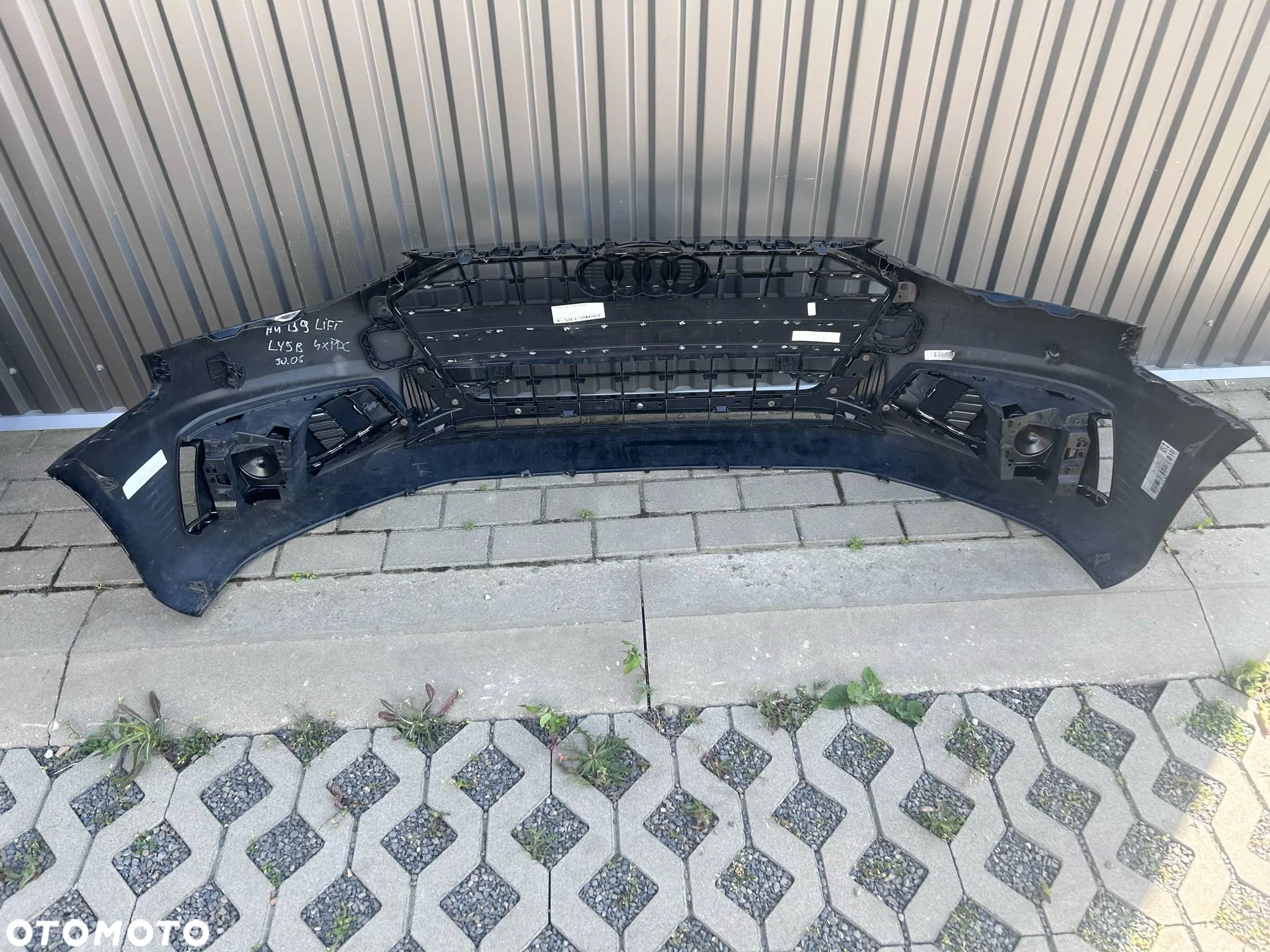 Audi A4 B9 FL Lift Zderzak Przedni Przód Kompletny LY9B 19-2024r 4xPDC - 2