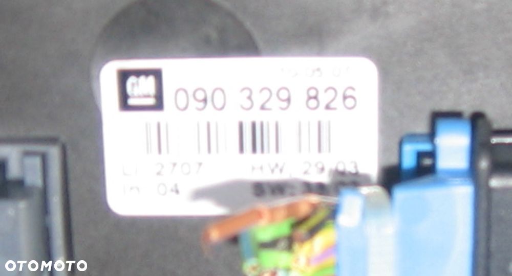 panel klimatyzacji nawiewu MERIVA A OPEL 090329826 klimatronic - 3