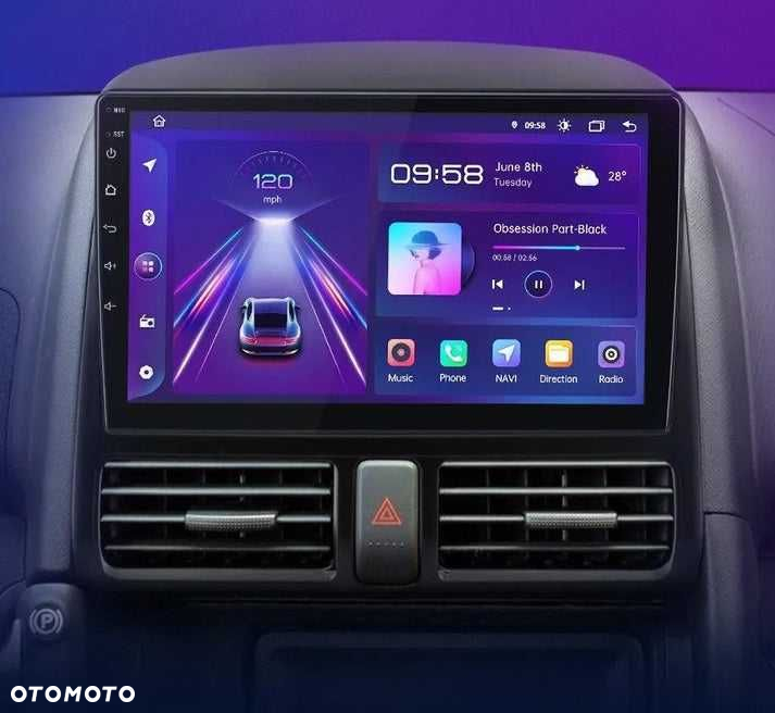 Radio Nawigacja Honda CR-V 2001 - 2006 - Android Auto, 2GB, 32GB - 7