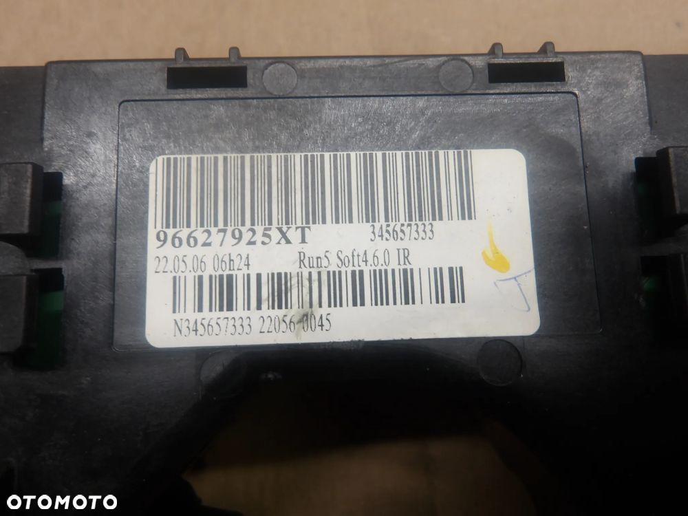 CITROEN C4 1.4B PRZEŁĄCZNIK ZESPOLONY MANETKA KIERUNKOWSKAZÓW WYCIERACZEK 96627925XT - 8