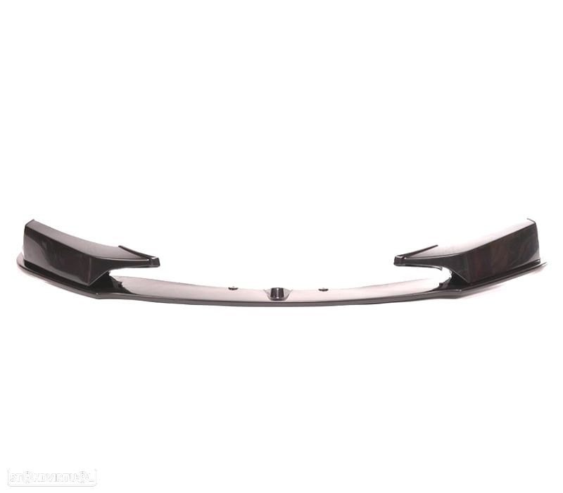 SPOILER LIP FRONTAL BMW F20 F21 11-15 M PERFORMANCE PRETO BRILHANTE - 3