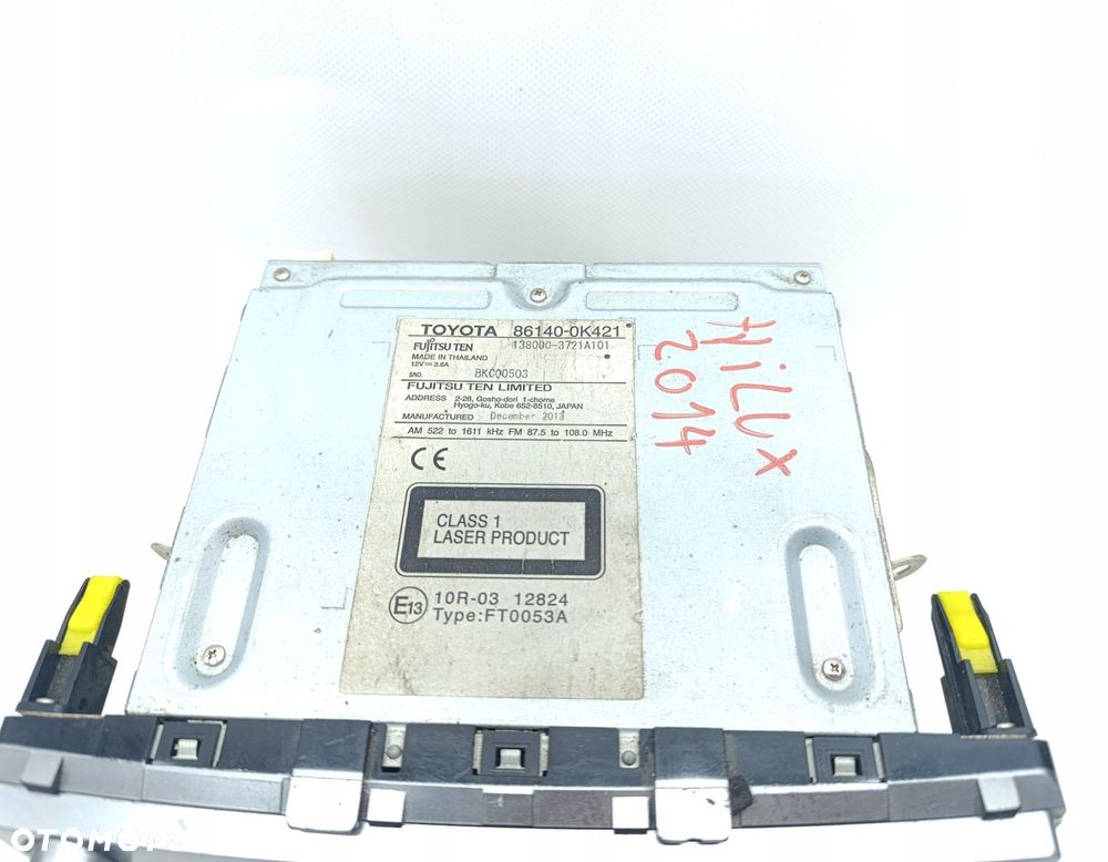 RADIO TOYOTA HILUX VII  861400K421 - 3