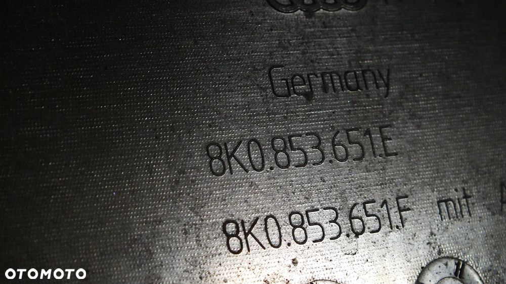 Atrapa zderzaka Audi A4 B9 8K0853651F - 7