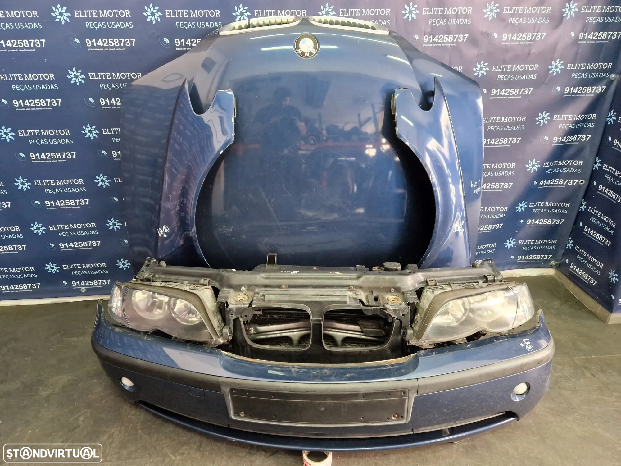 Frente completa usada BMW E46 320D FASE 2 SEDAN TOURING parachoques guardalamas capot oticas - 3