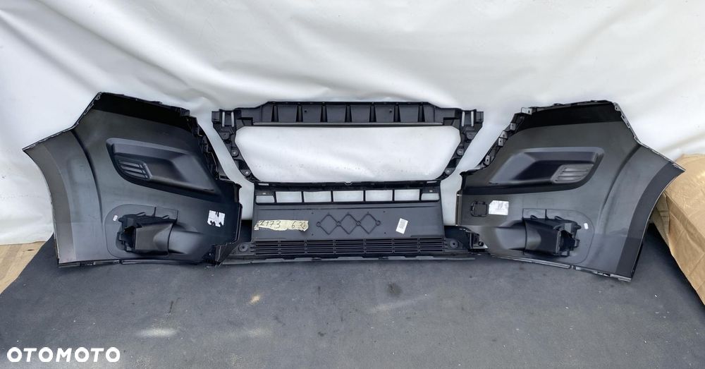 DUCATO BOXER JUMPER 14- ZDERZAK KOMPLET PRZEDNI NAROŻNIKI CZARNY METALIC - 5