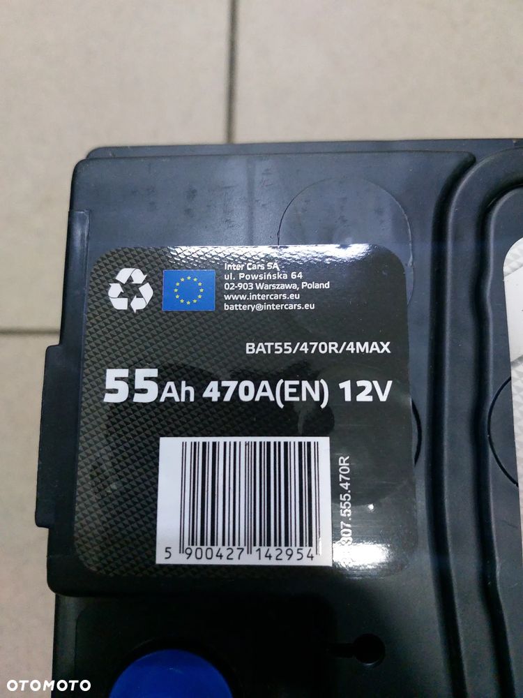 AKUMULATOR 4MAX 55Ah 470A 12V NOWY - 3