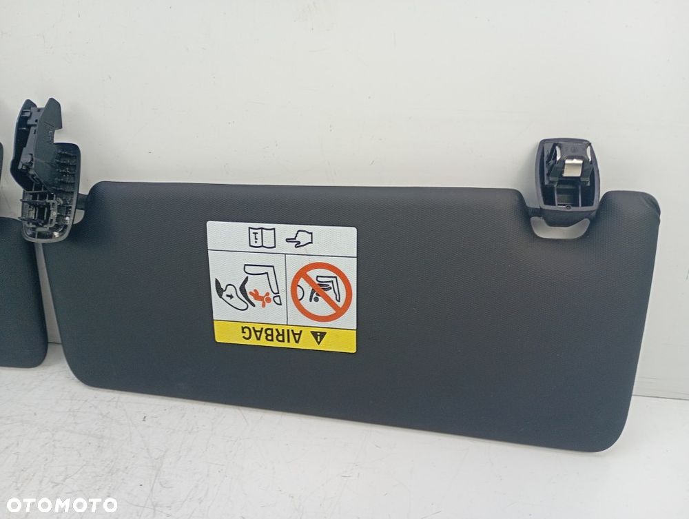 osłona przeciwsłoneczna prawa lewa daszek słonecznik bmw 3 G20 G21 m-pakiet 07K91347C 8092729-04 - 9